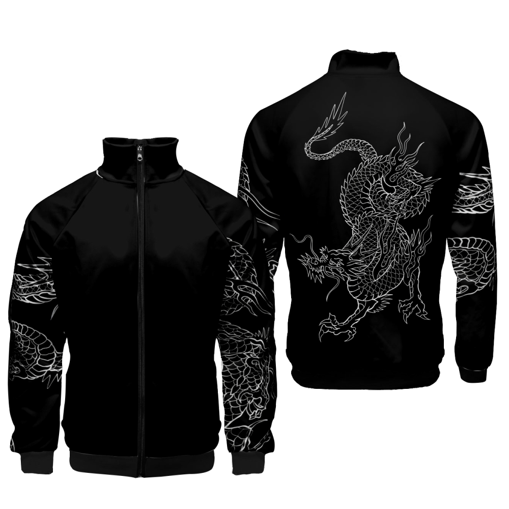 Gold 6138 - Casacos anime dragão cosplay traje hoodies