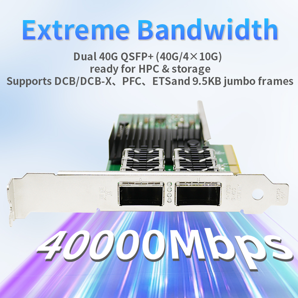 Placa de Rede X710-QDA2 Dual P - Dual Port 40Gbe Pcie Nic avaliação e preço