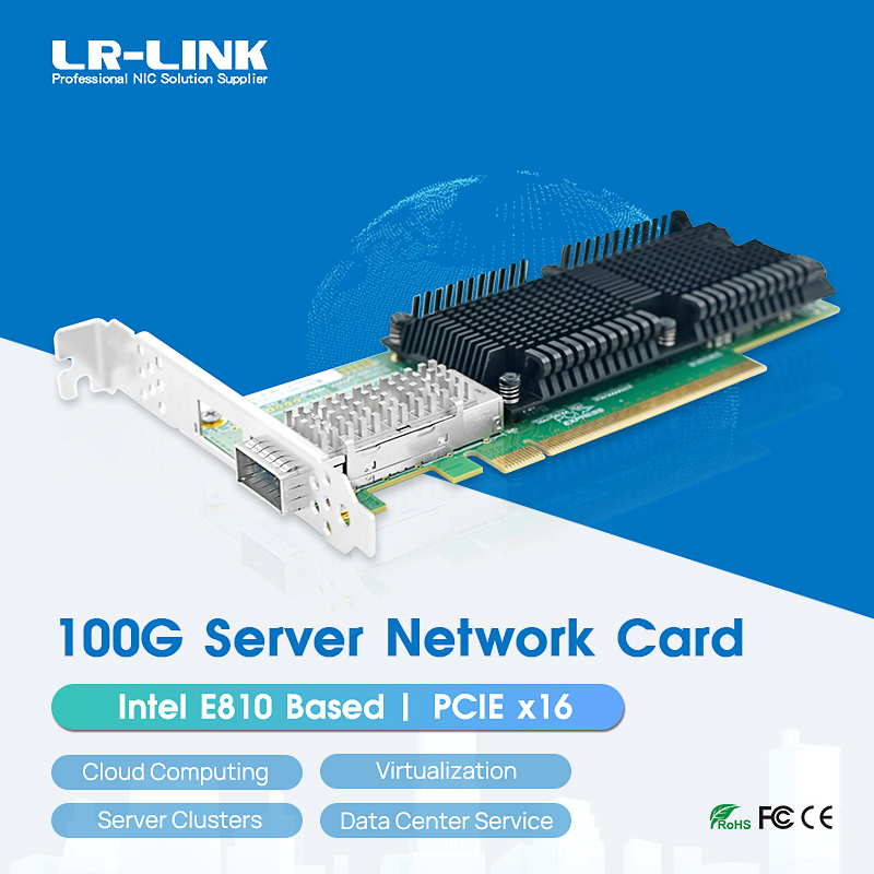 LR-LINK 1019PF-QSFP28 PCIe x16 - 100Gbe Qsfp28 Network Card avaliação e preço
